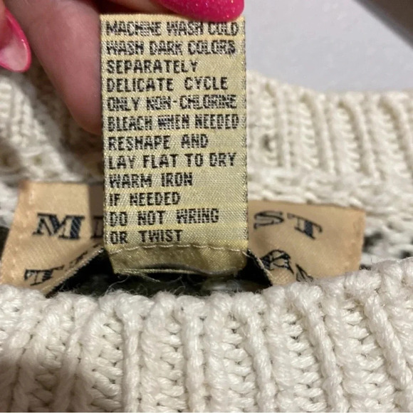 Midwest Traders Men’s Crewneck Knit Sweater Size Medium - Picture 5 of 6